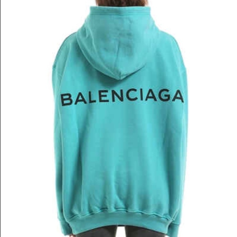 Balenciaga Oversized Hoodie with Cell Phone Pocket